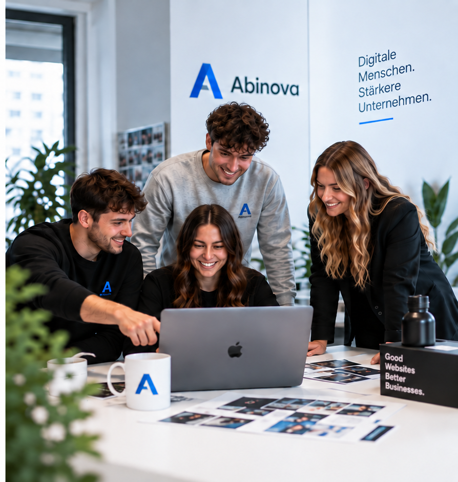 Das Abinova-Team bei der Arbeit